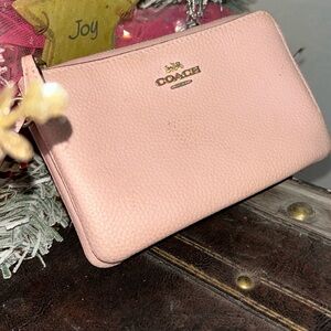 Coach wristlet Blush